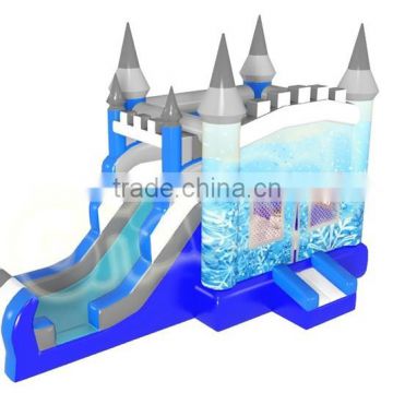 2016 New Design wholesales ice and snow theme bouncers,outdoor inflatable bouncer,cute castle