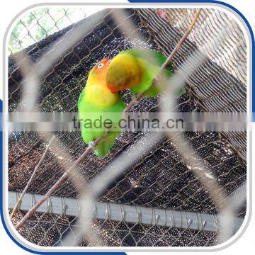 zoo aviary mesh, stainless steel bird netting cable mesh