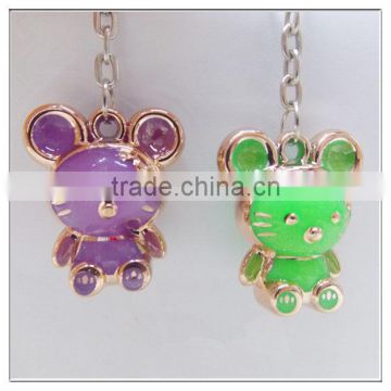 new cute promotion acrylic cat keychain