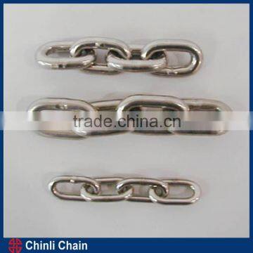 DIN5685 SHORT LINK HOT DIPPED GALVANIZED STAINLESS STEEL CHAIN