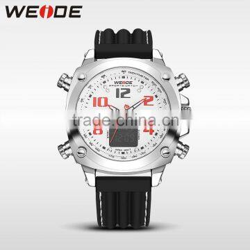 Fashion watch men 2016 japan movt quartz watch stainless steel back silicone strap watch