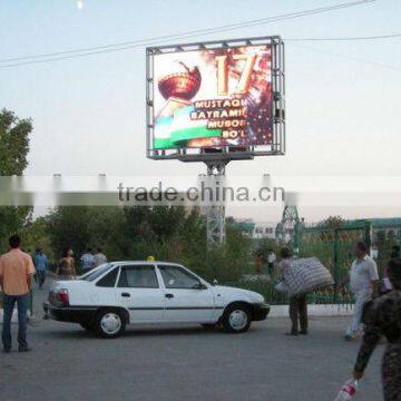 Street advertising RGB P10 outdoor led display on sale