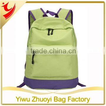 Oxford Material Simple Solid Designer Backpack Bag For School