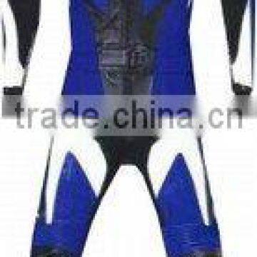 DL-1301 Leather Motorbike Suit , Motorcycle Racer Suit , Leather Wears