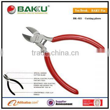 BAKU High quality stainless steel needle nose cutting plier (BK-021)