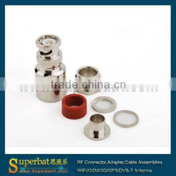 BNC Clamp Plug connector for LMR400 rg11 bnc connector