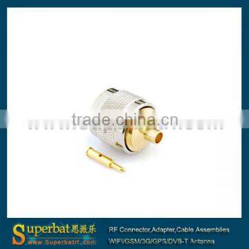 waterproof RF n type male solder connector for rg402