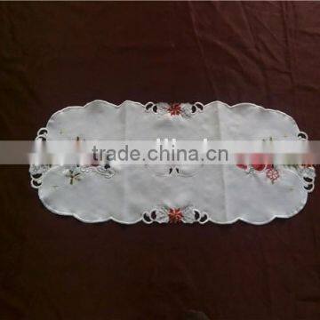 Factory Wholesale Xmas Round Lace Table Cloth photo-4