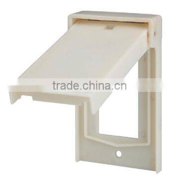 one gang plastic Waterproof cover for GFCI/ decorator devices