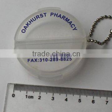 Small 2 Compartment Pill Cases With Keyring photo-2