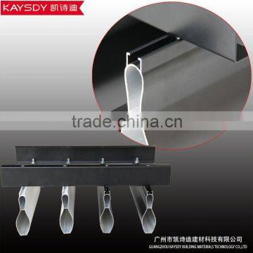 fashionable bowling shape aluminum suspended ceiling