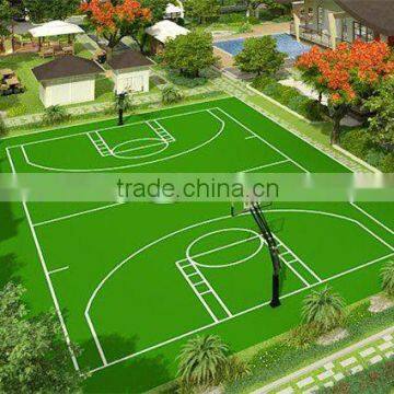 Artificial grass for basketball