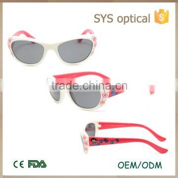 Novelty promotional product baby silicon sunglasses , vivid color child sun eyewear