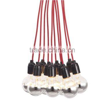 11.8-10 red and black mix accentuate any space Molecular Hanging Lamp chandelier