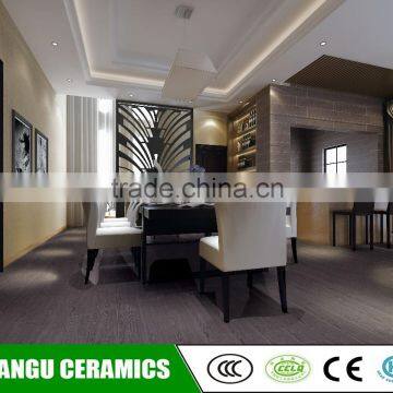 wholesale price Modern decoration grey wood look ceramic floor tile