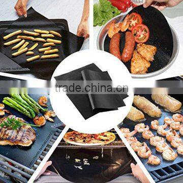 BBQ Grill Mat,Authentic BBQ Taste w/ No Mess (Non-Stick) - Easy to Clean, Reusable, Withstands Grill Heat