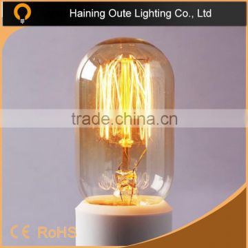 spiral/squirrel cage tungsten filament decorative Edison vintage light bulb,antique lamps hot sell