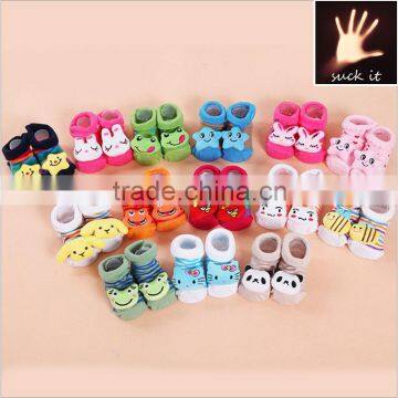 Baby cotton funny kids christmas sock stereo kid animal socks factory wholesale