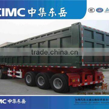 Light Tare Weight U - shape 3 Axles Rear Dump Trailer Truck Semi Trailer Semi-trailer dump trucks from CIMC