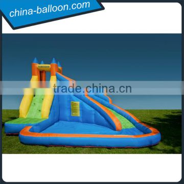 inflatable water slide with pool,happy inflatable water slide,inflatable pool for kids