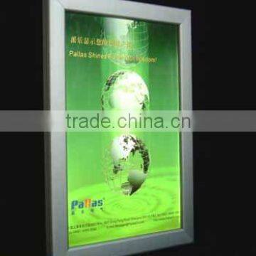 2013 popular super slim, indoor decoration advertising aluminum wall mounted lighting and signs