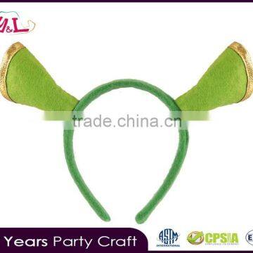 Halloween New SHREK Green Ogre Ears Headband Movie Promo