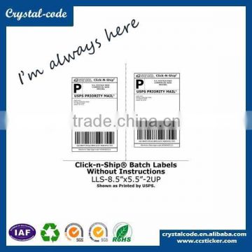 Shipping label self adhesive private label drop shipping