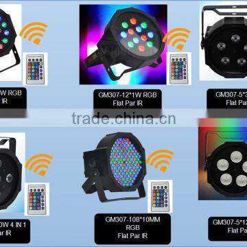 Led IR Remote Control Slim Par Can Color Wash Stage Light photo-4