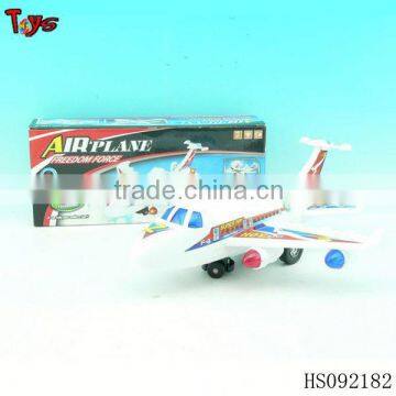 Music and light electronic toy plane