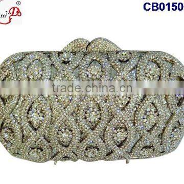 CB0150(1-10) 2016 New Design Hot Sale Elegant and Luxury Rhinestones African Handbag With Variety of Styles photo-4