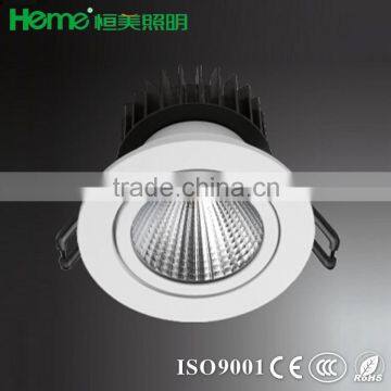 Adjustable LED COB 20W LED ceiling recessed mount down light with 1300lm