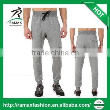 Ramax Custom Men Sports Gym Tapered Cuffs Cargo Sweat Pants