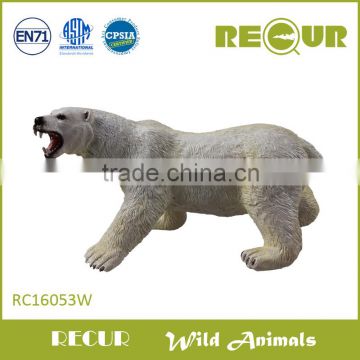 Recur Wild Animals hard plastic polar bear toy