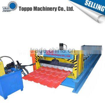 China supplies custom high speed glazed metal roof tile roll forming device