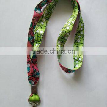 Custom logo high quality printing polyester lanyard