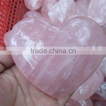 wholesale natural rose quartz crystal heart