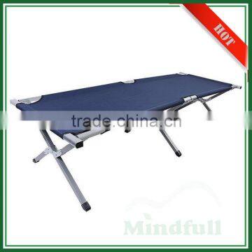 OEM Wholesale 600D Outdoor Portable Military Folding Aluminum Bed