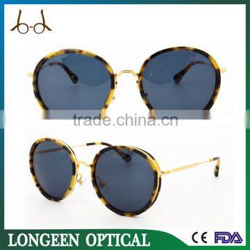 GB096 Hot sale high quality acetate & metal custom sunglasses