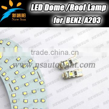 Led interior lighting dome lights for BENZ cars led reading light A203 led dome light