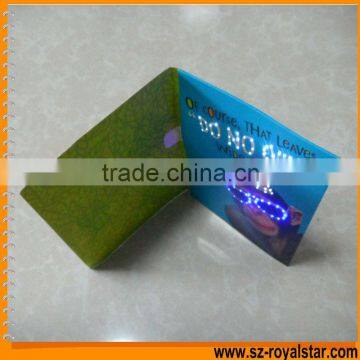 Optic Fiber Greeting Card With Sound