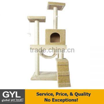 Cat Tree Condo Scratcher,simple cat tree New Beige 57" Cat Tree Condo Furniture Scratch Post Pet House