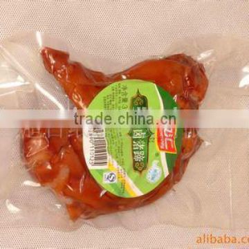 Clear food vacuum packed / clear vacuum packaging for food