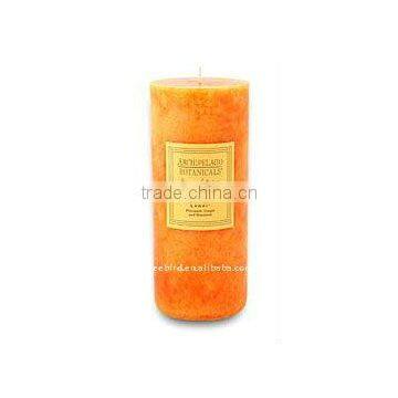 Aromatherapy Botanicals Scented Pillar Candle for Christmas