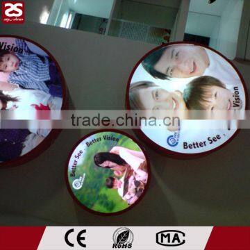 Wall Mounting Acrylic Round LED Light Box photo-2