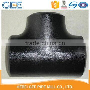 Asme Standard Bevel Ends Black Steel Pipe Fitting Sch40 Tee photo-5