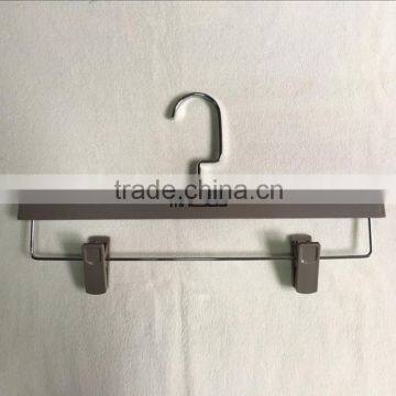 plastic trouser hanger with clip