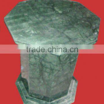 Green Marble Table Base and Pedestal