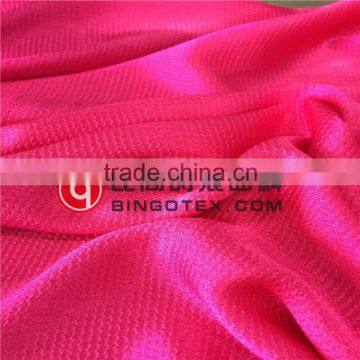 Bubbles on Red Satin Fabric for Dress Lining photo-5