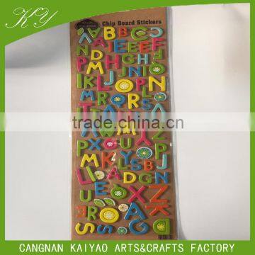 Wholesale Custom Self Adhesive Decoration Glitter Alphabet Letter Stickers photo-4