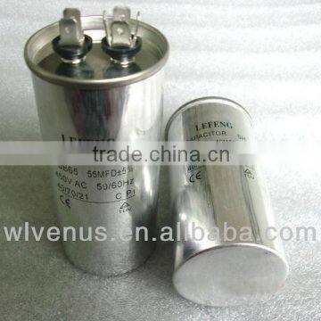 aluminum case cbb65 air condition 30uf 35uf 450v capacitor